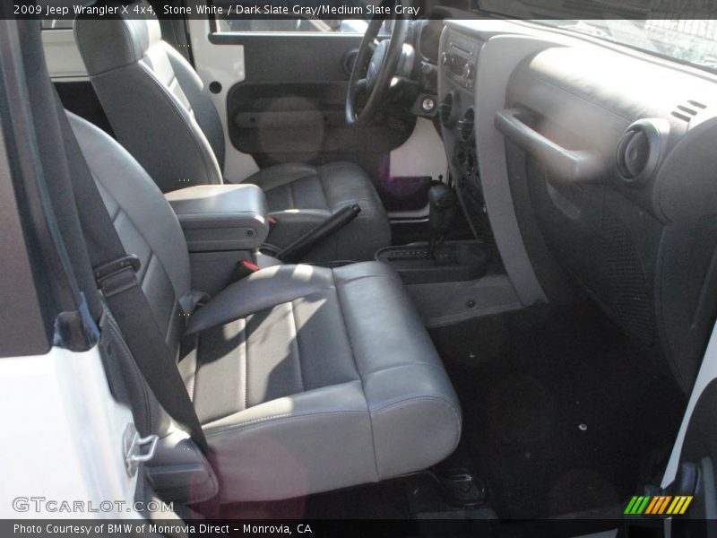 Stone White / Dark Slate Gray/Medium Slate Gray 2009 Jeep Wrangler X 4x4