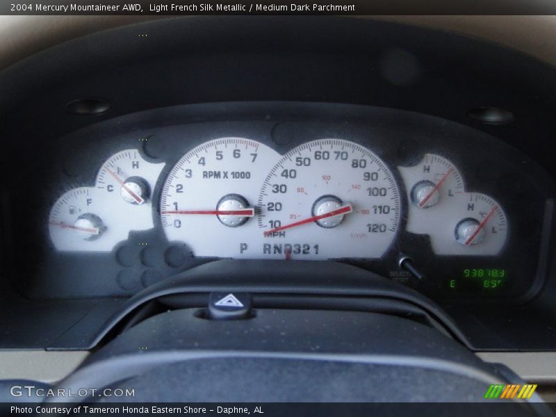 Light French Silk Metallic / Medium Dark Parchment 2004 Mercury Mountaineer AWD