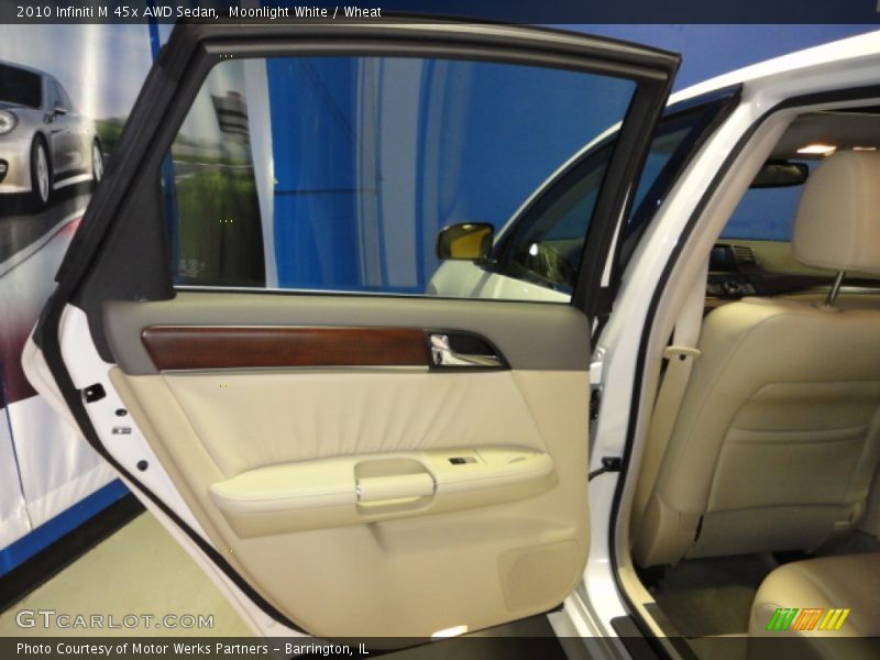 Moonlight White / Wheat 2010 Infiniti M 45x AWD Sedan