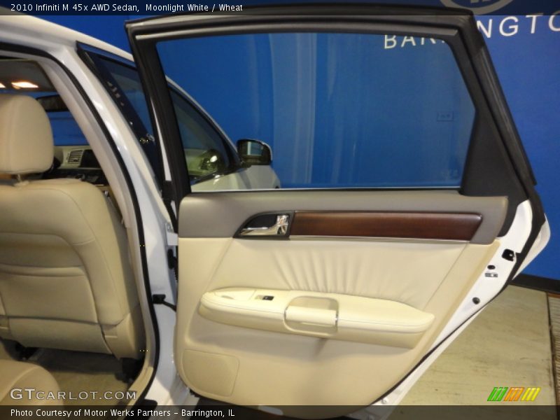 Moonlight White / Wheat 2010 Infiniti M 45x AWD Sedan