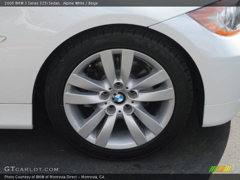 Alpine White / Beige 2006 BMW 3 Series 325i Sedan