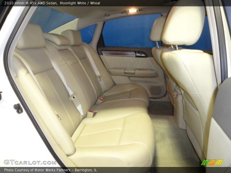 Moonlight White / Wheat 2010 Infiniti M 45x AWD Sedan