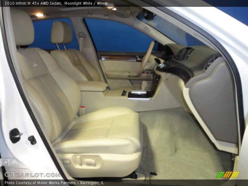 Moonlight White / Wheat 2010 Infiniti M 45x AWD Sedan