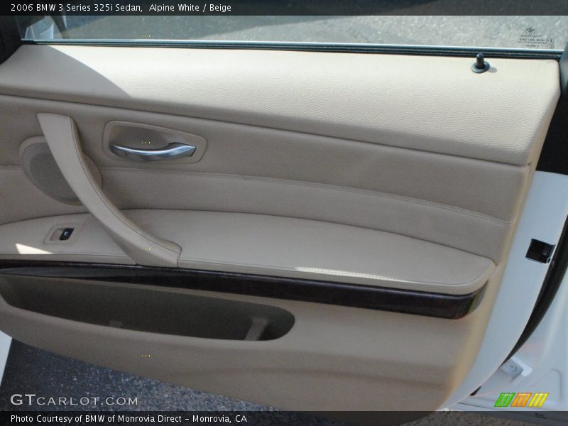 Alpine White / Beige 2006 BMW 3 Series 325i Sedan
