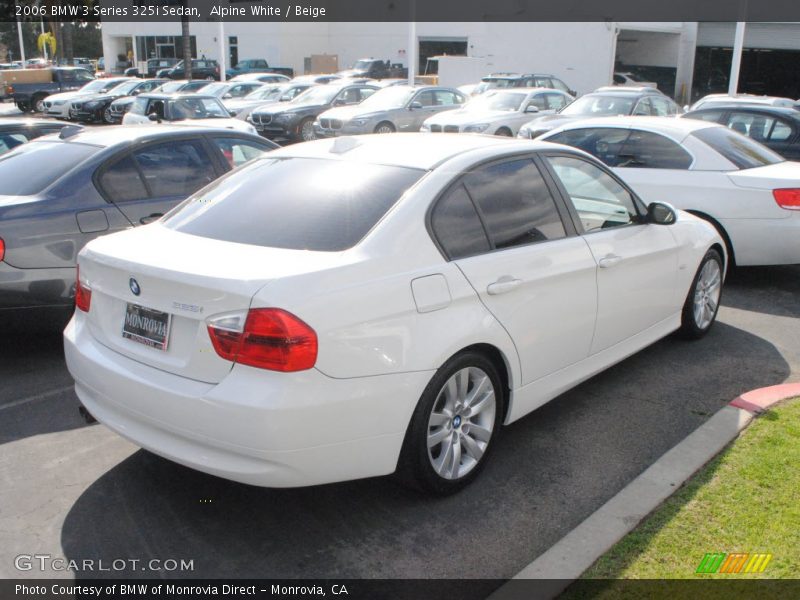 Alpine White / Beige 2006 BMW 3 Series 325i Sedan
