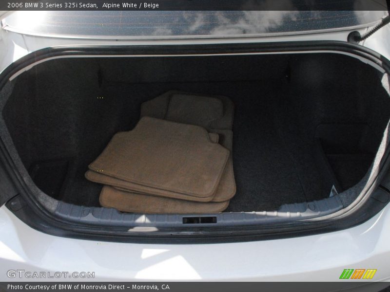 Alpine White / Beige 2006 BMW 3 Series 325i Sedan