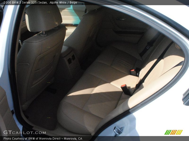 Alpine White / Beige 2006 BMW 3 Series 325i Sedan