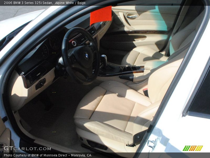 Alpine White / Beige 2006 BMW 3 Series 325i Sedan