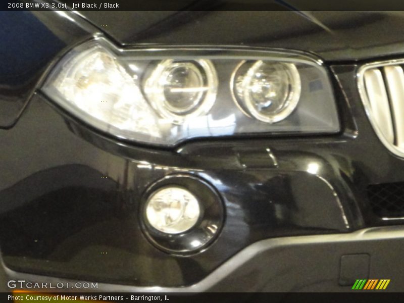 Jet Black / Black 2008 BMW X3 3.0si