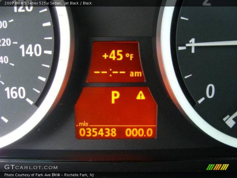 Jet Black / Black 2007 BMW 5 Series 525xi Sedan