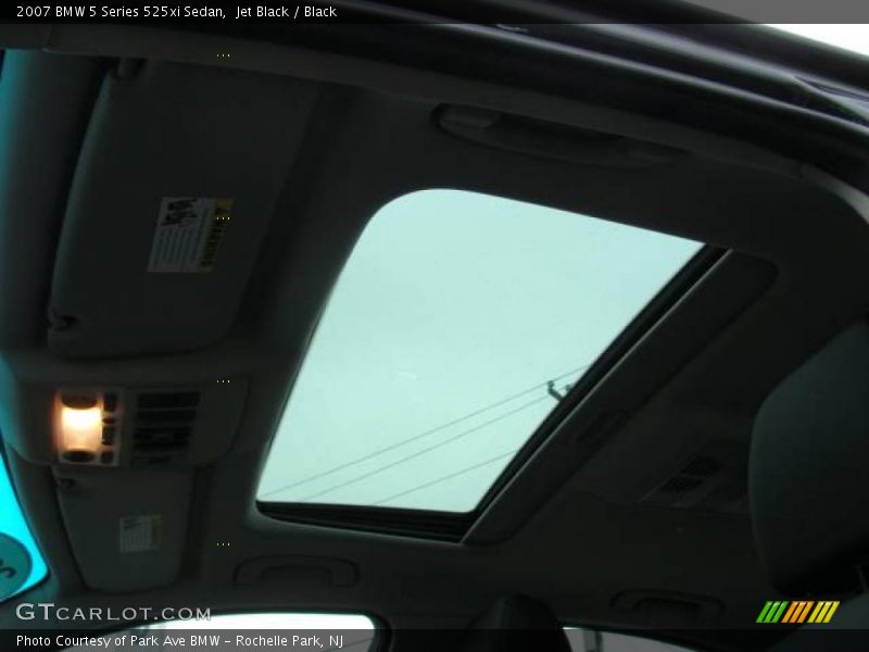 Jet Black / Black 2007 BMW 5 Series 525xi Sedan