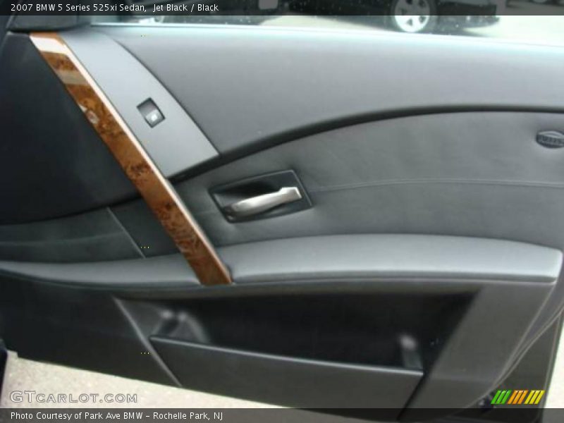 Jet Black / Black 2007 BMW 5 Series 525xi Sedan