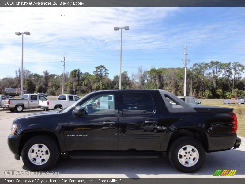 Black / Ebony 2010 Chevrolet Avalanche LS