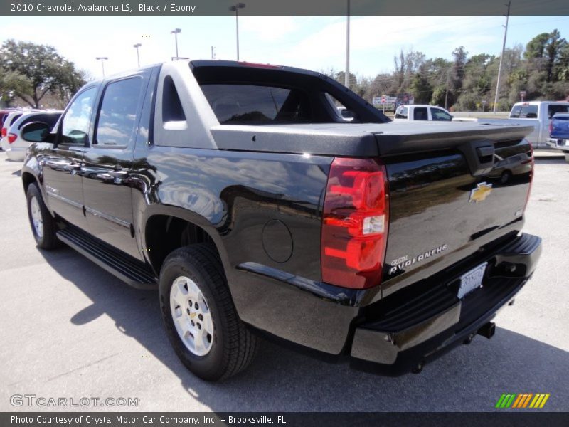 Black / Ebony 2010 Chevrolet Avalanche LS