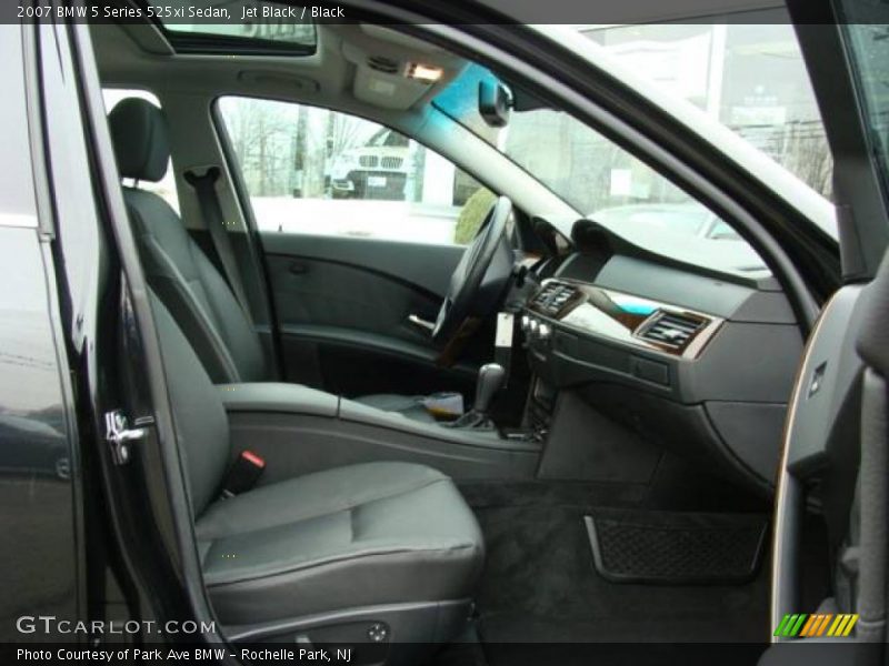 Jet Black / Black 2007 BMW 5 Series 525xi Sedan