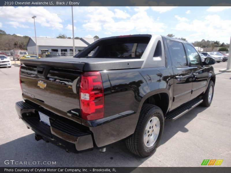 Black / Ebony 2010 Chevrolet Avalanche LS