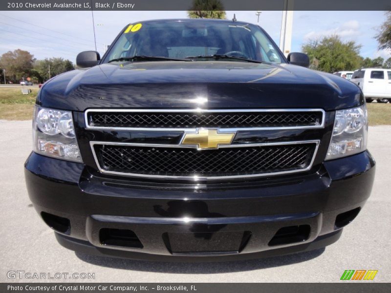 Black / Ebony 2010 Chevrolet Avalanche LS