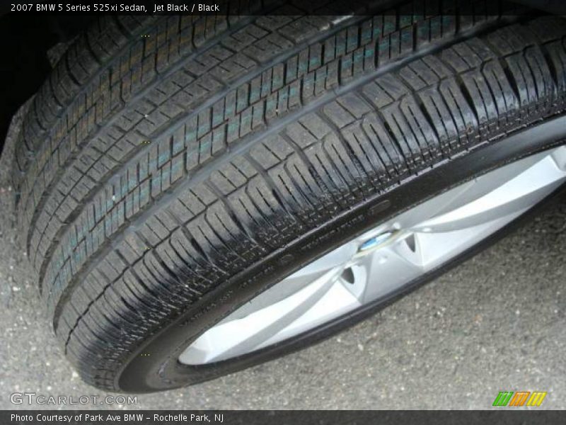 Jet Black / Black 2007 BMW 5 Series 525xi Sedan