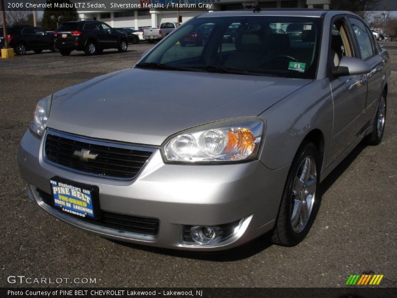 Silverstone Metallic / Titanium Gray 2006 Chevrolet Malibu LTZ Sedan