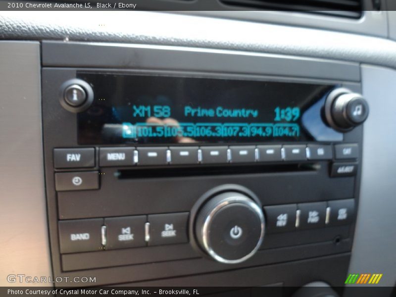 Black / Ebony 2010 Chevrolet Avalanche LS