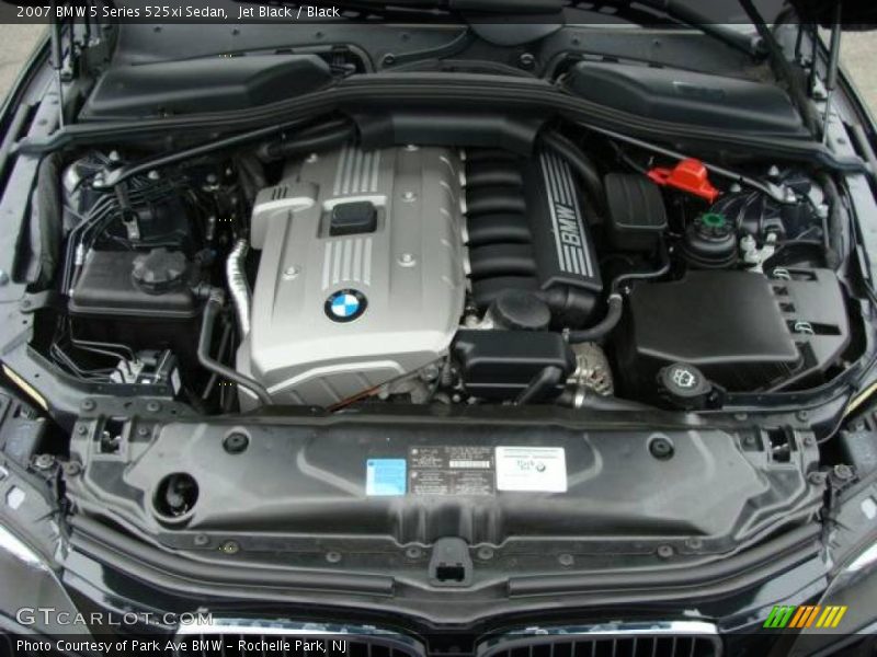 Jet Black / Black 2007 BMW 5 Series 525xi Sedan