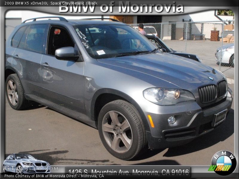 Space Grey Metallic / Black 2009 BMW X5 xDrive30i