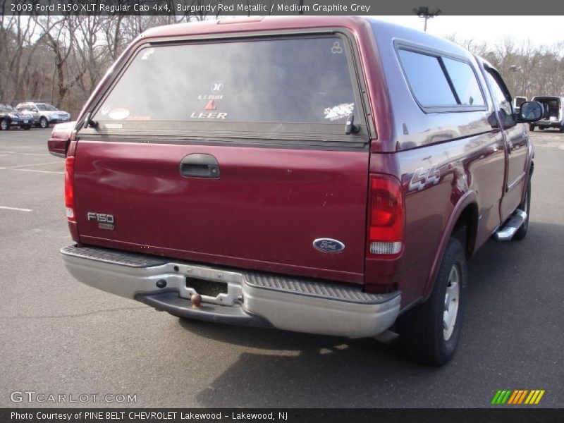 Burgundy Red Metallic / Medium Graphite Grey 2003 Ford F150 XLT Regular Cab 4x4