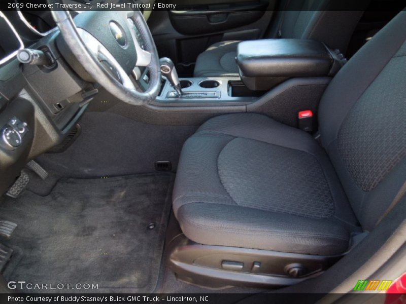 Red Jewel Tintcoat / Ebony 2009 Chevrolet Traverse LT