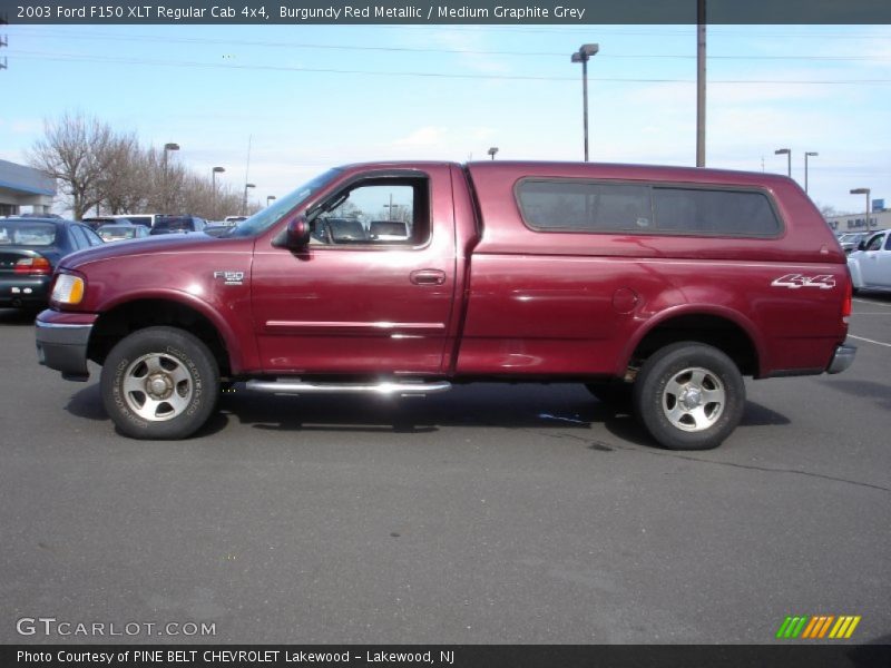  2003 F150 XLT Regular Cab 4x4 Burgundy Red Metallic