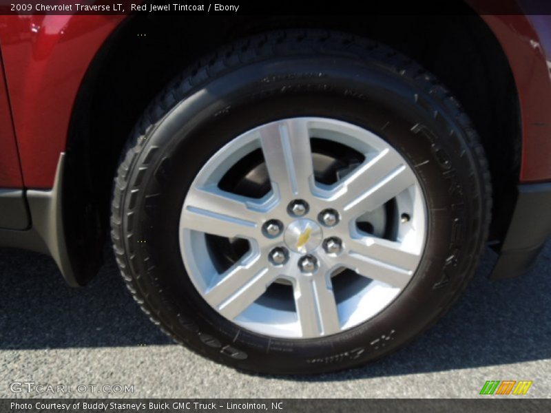 Red Jewel Tintcoat / Ebony 2009 Chevrolet Traverse LT
