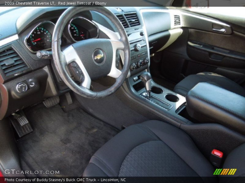 Red Jewel Tintcoat / Ebony 2009 Chevrolet Traverse LT