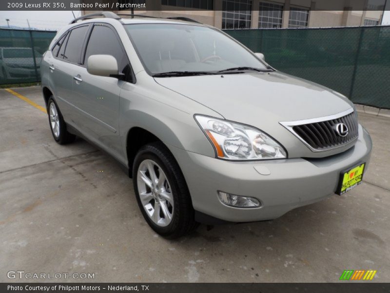Bamboo Pearl / Parchment 2009 Lexus RX 350