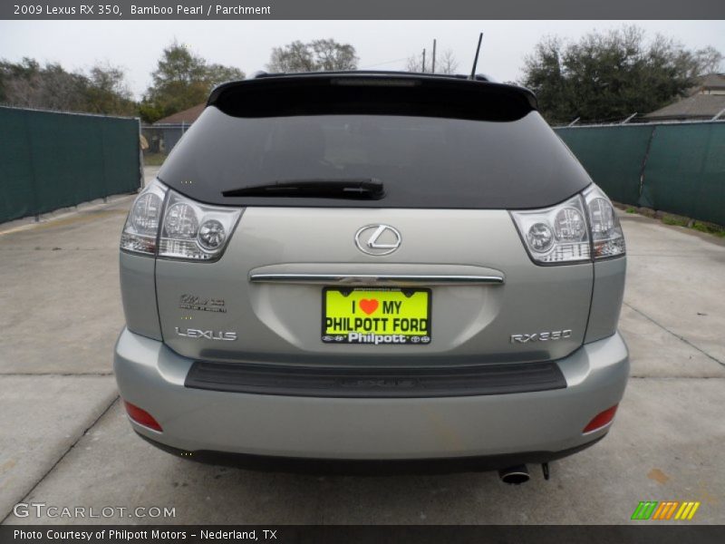 Bamboo Pearl / Parchment 2009 Lexus RX 350