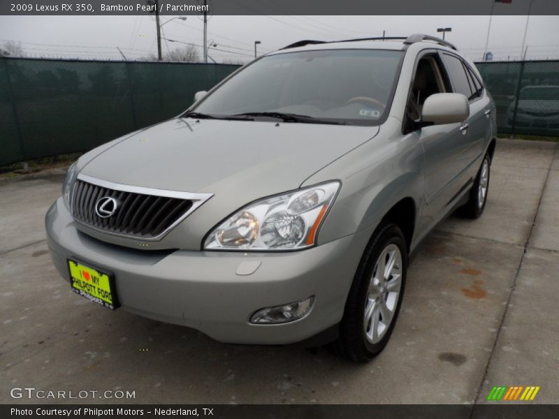 Bamboo Pearl / Parchment 2009 Lexus RX 350