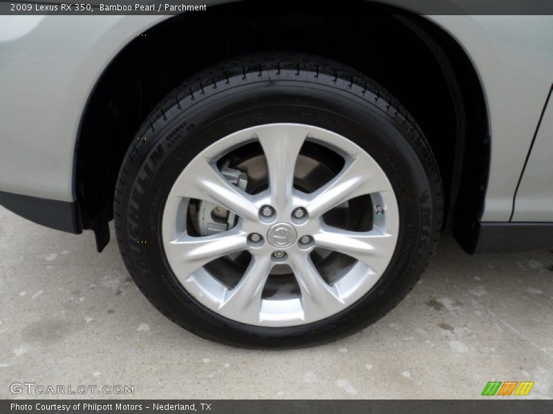 Bamboo Pearl / Parchment 2009 Lexus RX 350