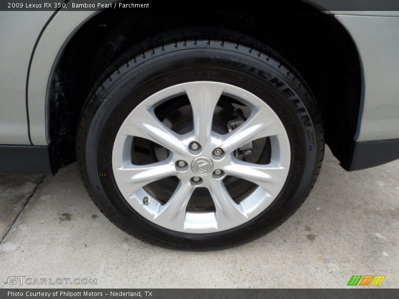 Bamboo Pearl / Parchment 2009 Lexus RX 350