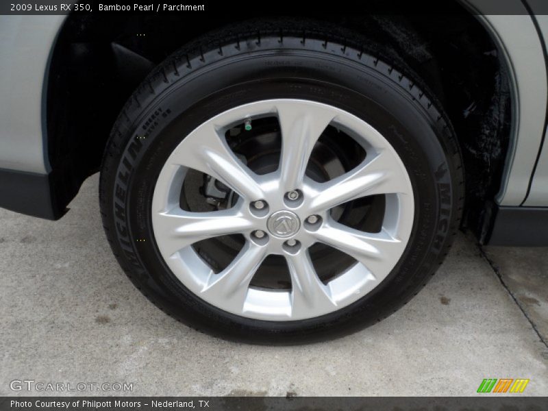 Bamboo Pearl / Parchment 2009 Lexus RX 350
