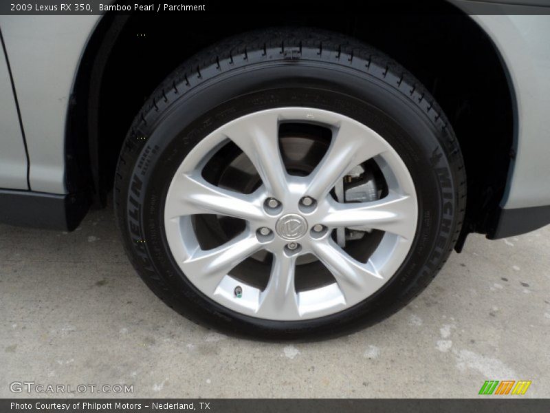 Bamboo Pearl / Parchment 2009 Lexus RX 350