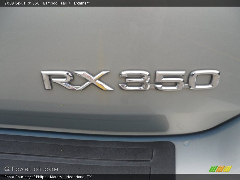 Bamboo Pearl / Parchment 2009 Lexus RX 350