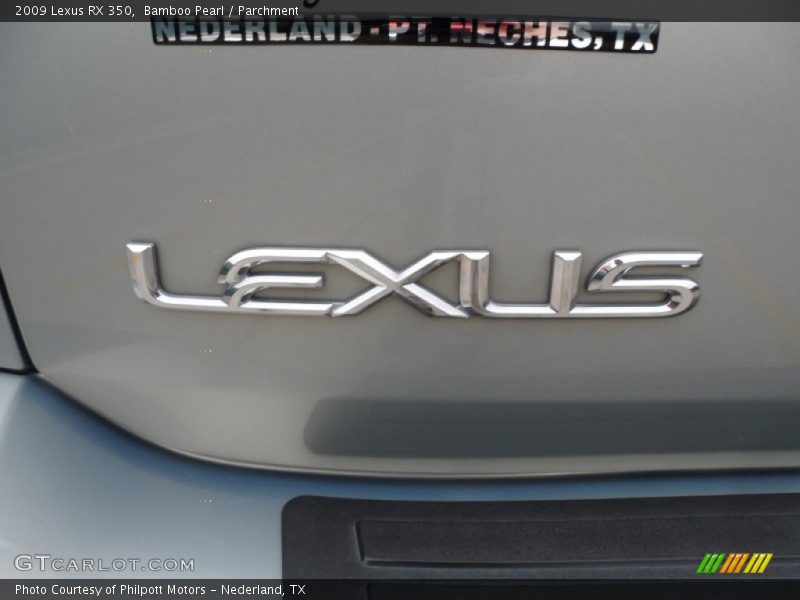 Bamboo Pearl / Parchment 2009 Lexus RX 350