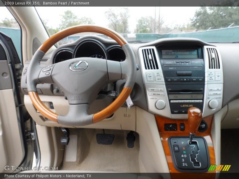 Bamboo Pearl / Parchment 2009 Lexus RX 350