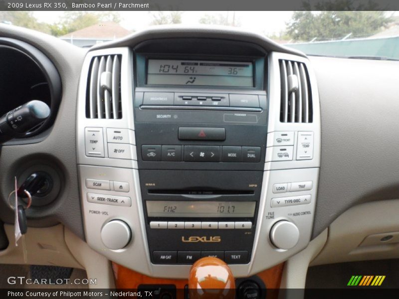 Bamboo Pearl / Parchment 2009 Lexus RX 350