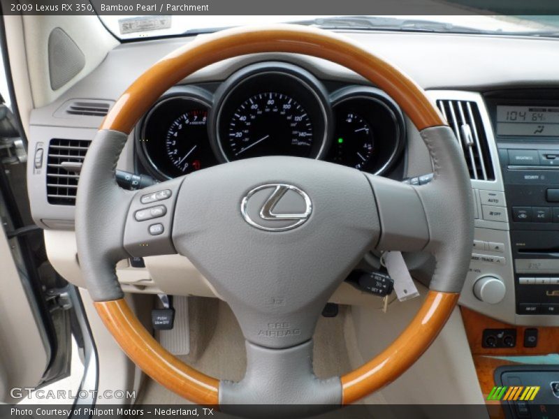 Bamboo Pearl / Parchment 2009 Lexus RX 350
