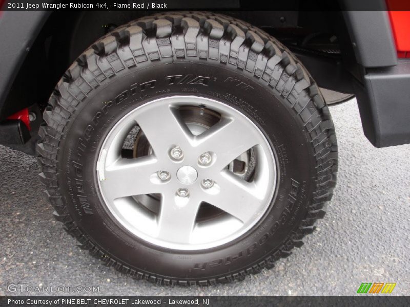 Flame Red / Black 2011 Jeep Wrangler Rubicon 4x4