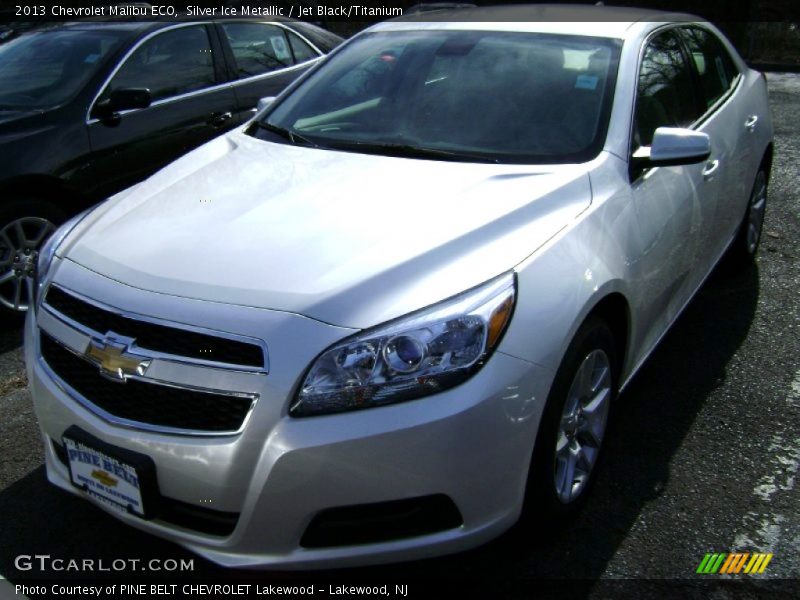 Silver Ice Metallic / Jet Black/Titanium 2013 Chevrolet Malibu ECO