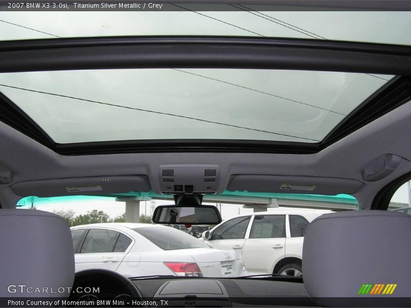 Titanium Silver Metallic / Grey 2007 BMW X3 3.0si