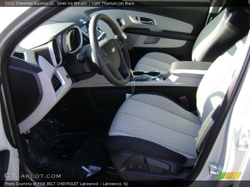 Silver Ice Metallic / Light Titanium/Jet Black 2012 Chevrolet Equinox LS