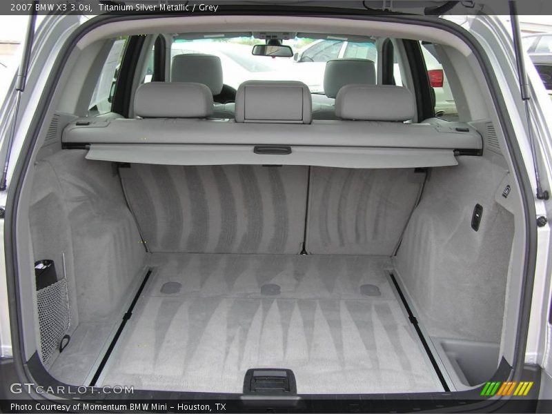 Titanium Silver Metallic / Grey 2007 BMW X3 3.0si