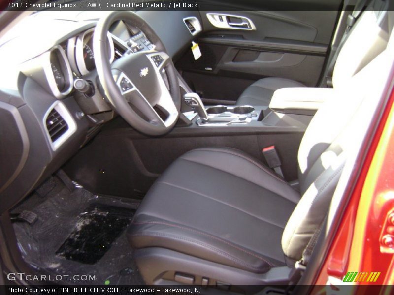 Cardinal Red Metallic / Jet Black 2012 Chevrolet Equinox LT AWD