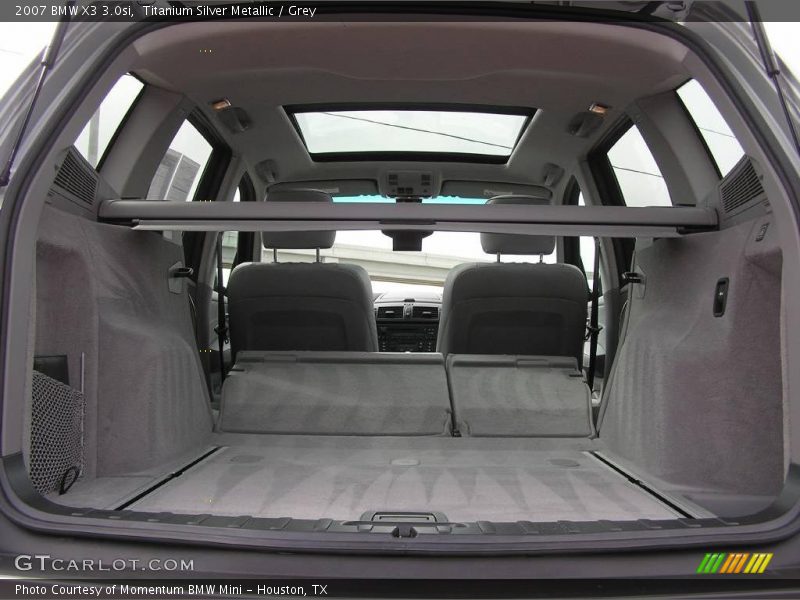 Titanium Silver Metallic / Grey 2007 BMW X3 3.0si